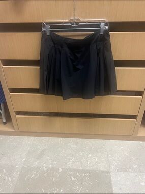 lululemon athletica Black Pleated Active Skirt